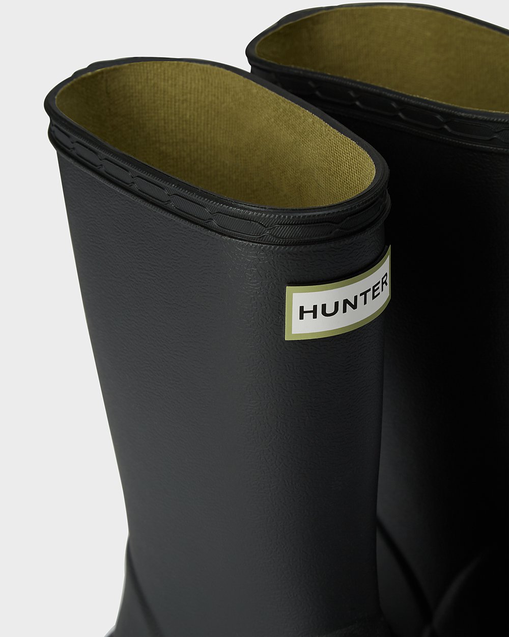 Hunter First Norris Rain Boots - Store Kids Black - JUMTQI613